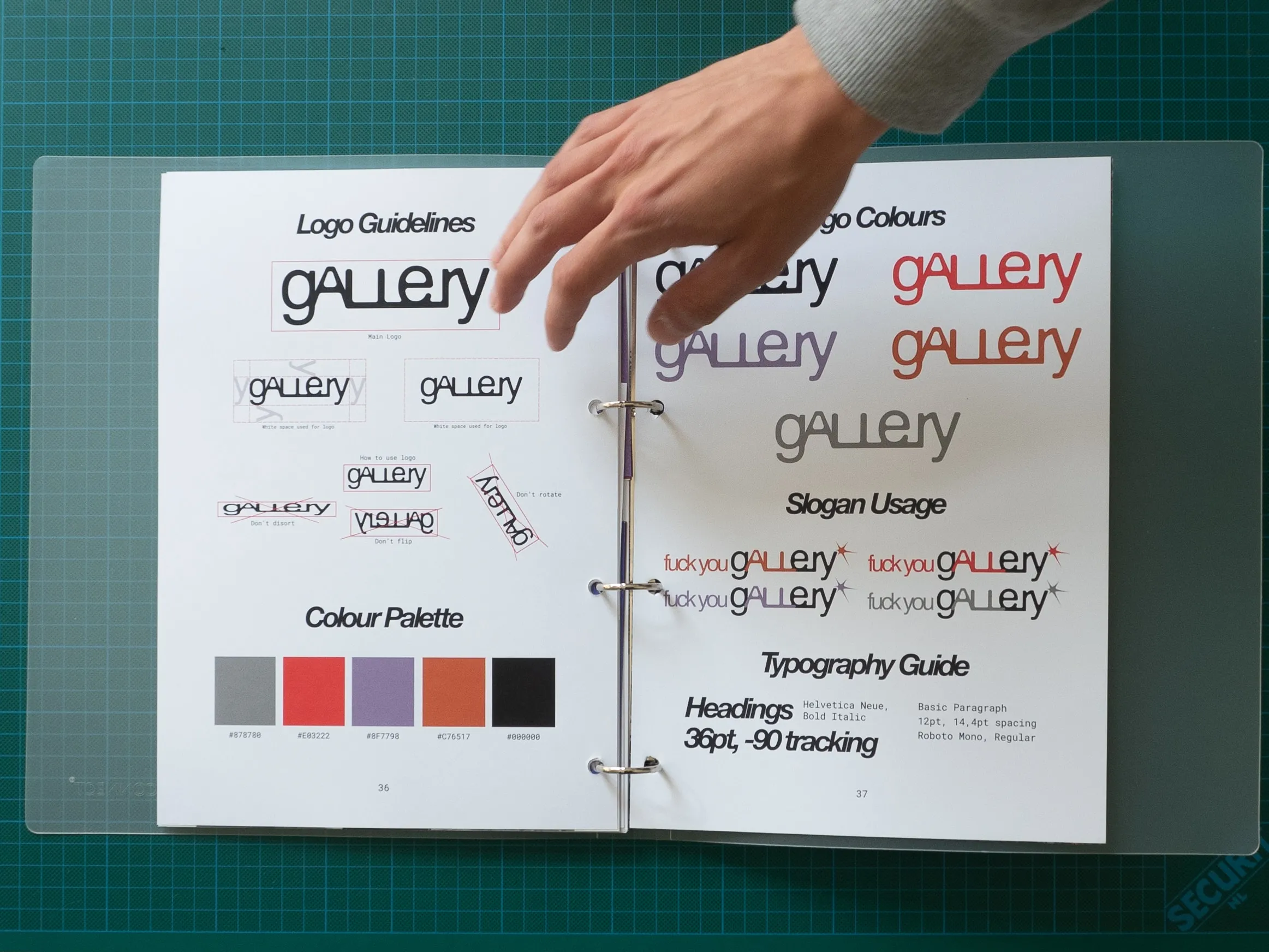 gALLery brand book, page 11