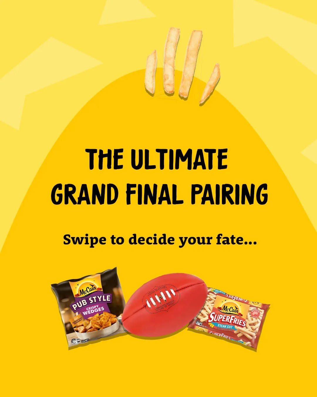 McCain AFL Grand Final Instagram post